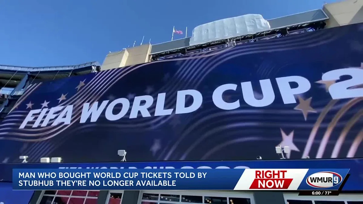 News video still: Man who bought World Cup tickets told by StubHub they're no longer available